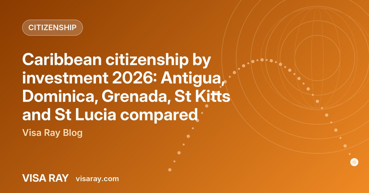 Caribbean citizenship by investment 2026: Antigua, Dominica, Grenada, St Kitts and St Lucia compared