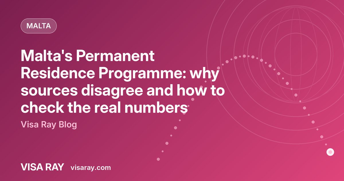 Malta's Permanent Residence Programme: why sources disagree and how to check the real numbers
