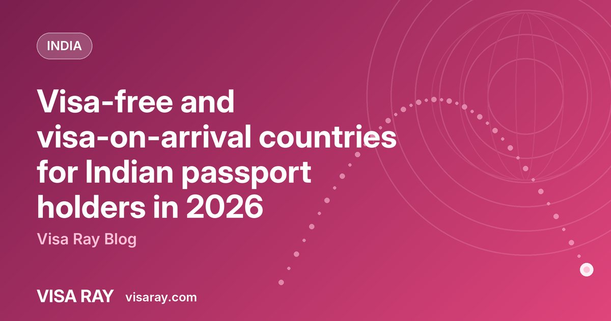 Visa-free and visa-on-arrival countries for Indian passport holders in 2026