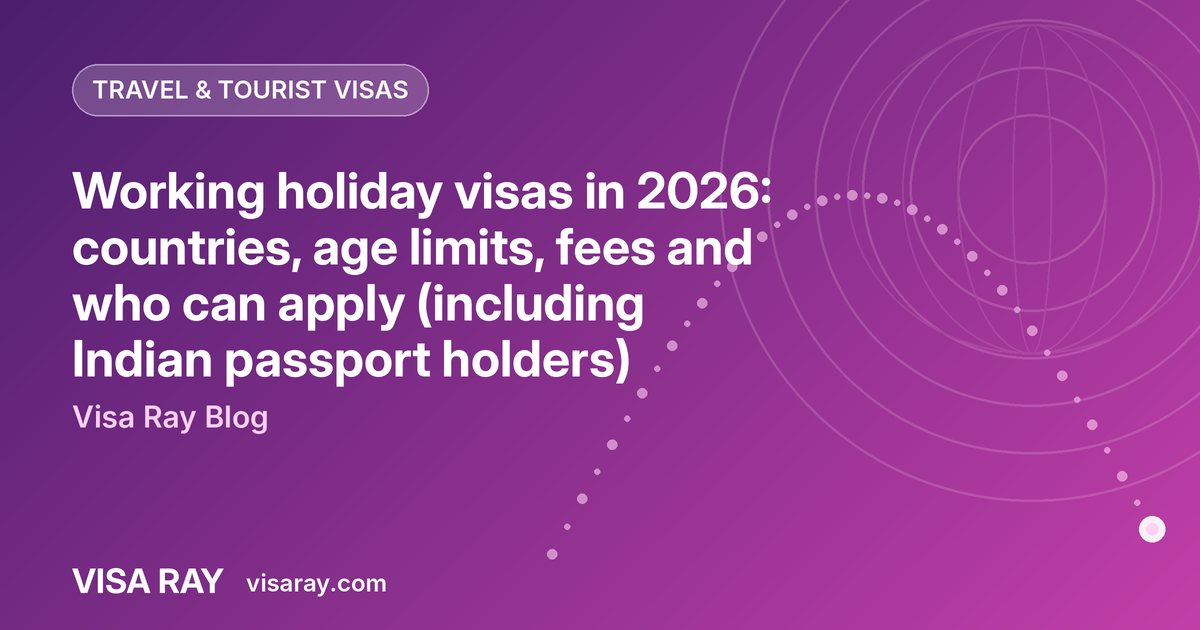 Working holiday visas in 2026: countries, age limits, fees and who can apply (including Indian passport holders)